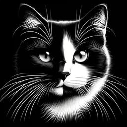 Black And White Cat